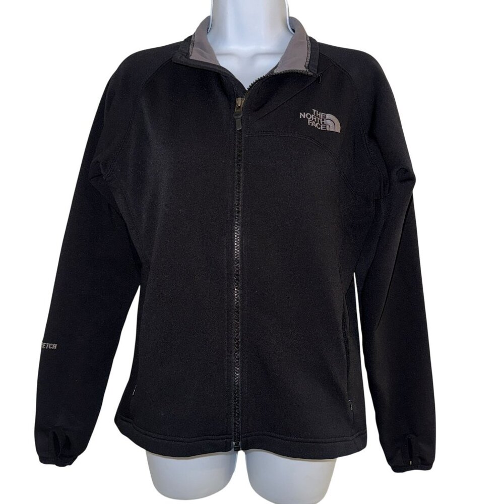 The North Face TNF Womens Jacket S Black Flight Series TKA Stretch Pockets - Picture 1 of 8